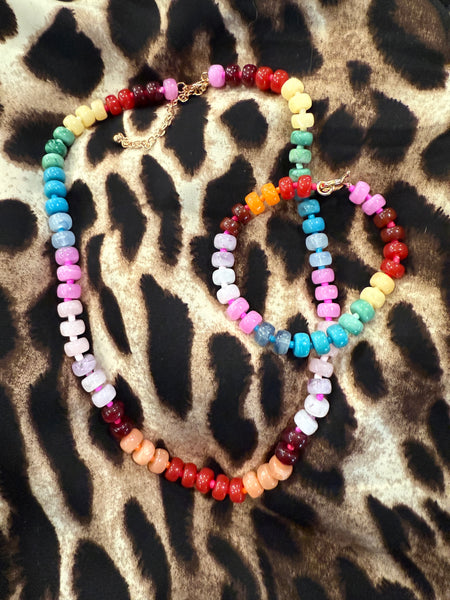 Rainbow Stone Bracelet