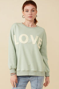 Love Patch Sweatshirt