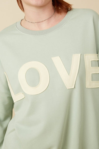 Love Patch Sweatshirt