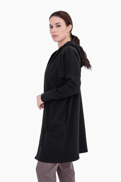 Fleece Lined Longline Cardigan