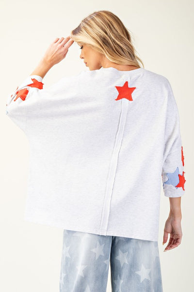 Star Patches Pullover