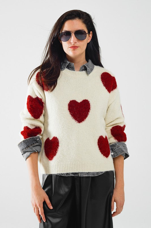 The Red Heart Sweater