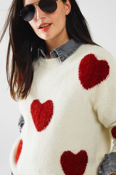 The Red Heart Sweater