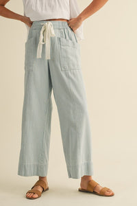 Wide Leg Cropped Pants