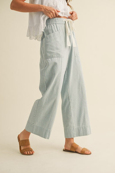 Wide Leg Cropped Pants