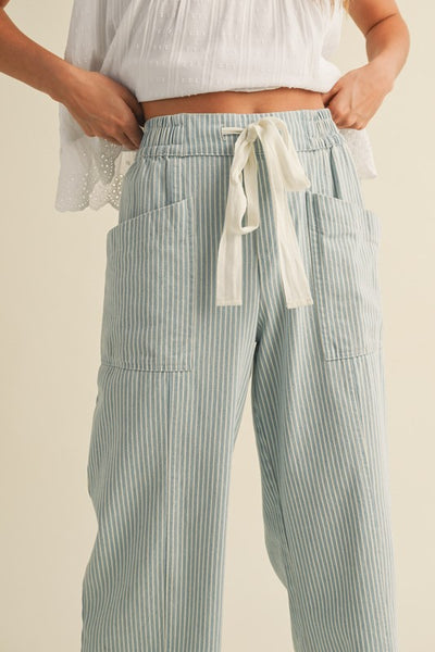 Wide Leg Cropped Pants