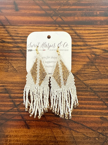 Beaded Classic Earrings