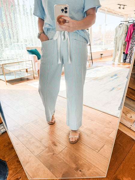 Wide Leg Cropped Pants