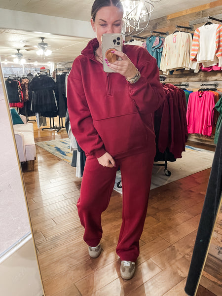 Red Velvet Pullover