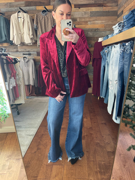 Velvet Blazer