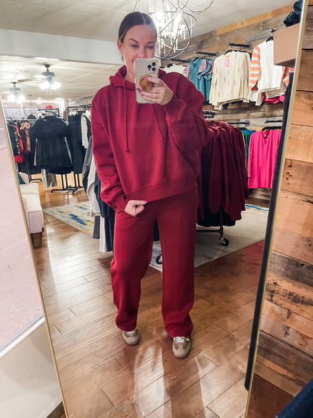 Red Velvet Sweatpants