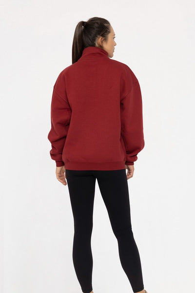 Red Velvet Pullover