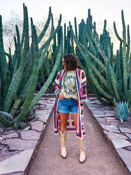 Festival Crochet Cardigan