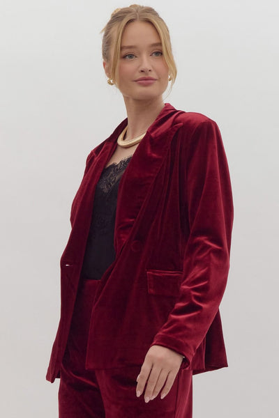 Velvet Blazer