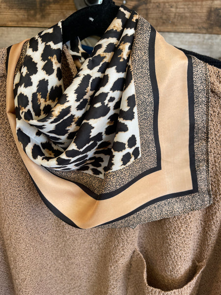 Leopard Silk Scarf