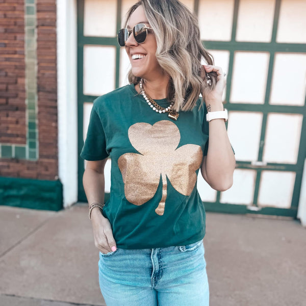 Golden Shamrock Tee