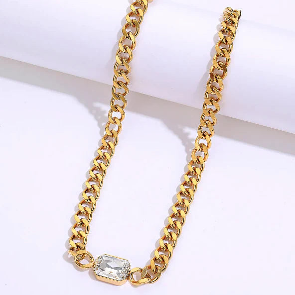 Traci Cuban Chain Necklace