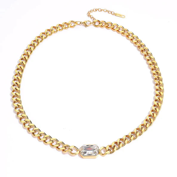 Traci Cuban Chain Necklace